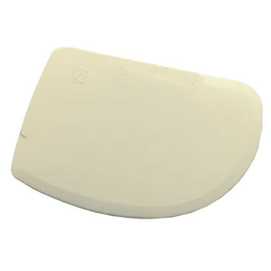 Thermo Hauser Dough/Pastry Scraper Polypropylene Ivory 8.5 x 12cm