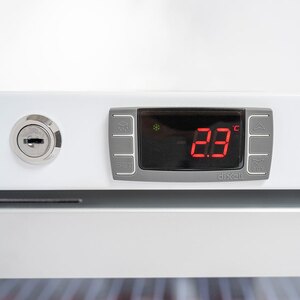 Arctica Medium Duty Undercounter Refrigerator - Glass Door - 143Ltr - White