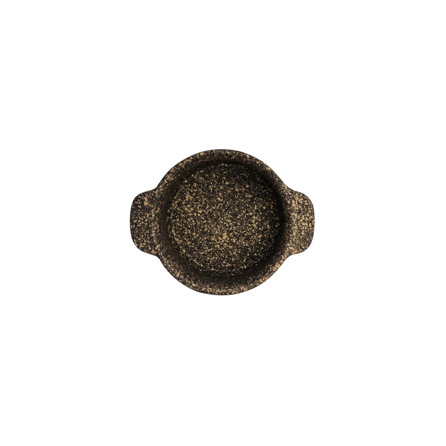 Round Mini Crock With Handles 15.6 x 12cm