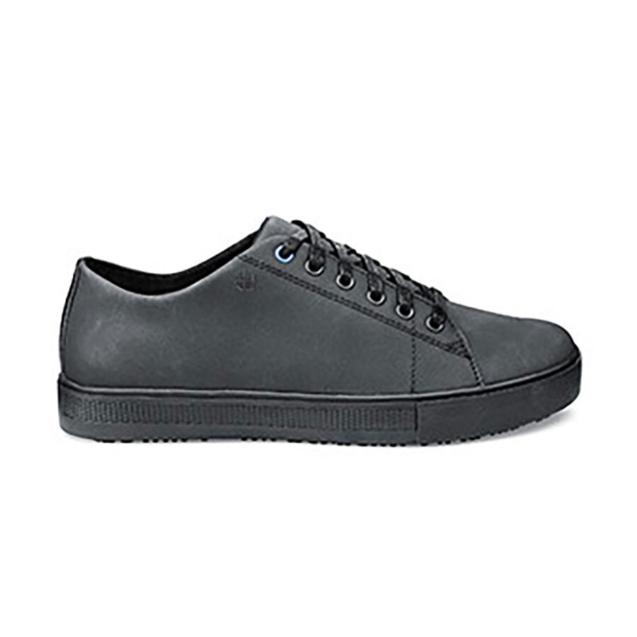 Shoes For Crews Old School Black Leather Unisex Low Rider Anti Slip Trainer