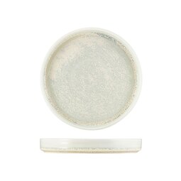 GenWare Terra Porcelain Pearl Round Presentation Plate 20.5cm