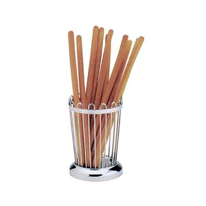 Contacto Mirror Polished 18/10 Stainless Steel Bread Stick Basket 9x13cm