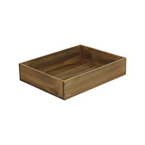 Small Rustic Tray, Brown