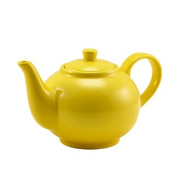 GenWare Porcelain Yellow Teapot 45cl 15.75oz