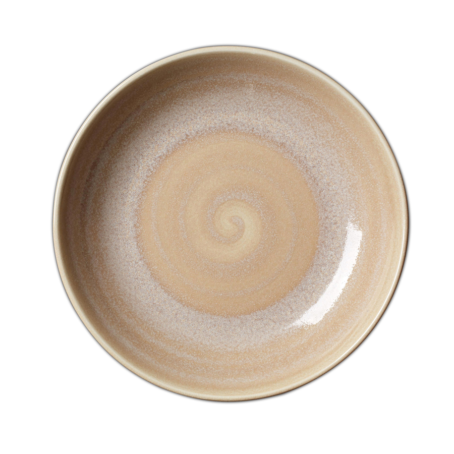 Steelite Revolution Vitrified Porcelain Sandstone Round Coupe Bowl 21.5cm 8.5 Inch
