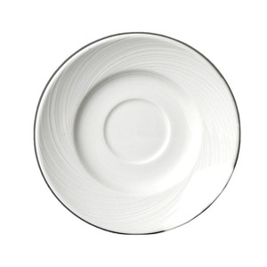 Steelite Spyro Vitrified Porcelain White Round Saucer 11.75cm