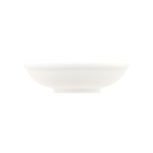 Crème Monet Vitrified Porcelain White Round Dip Dish 7cm
