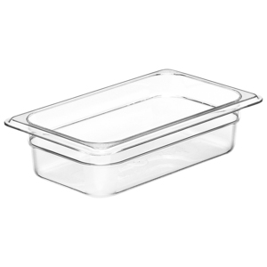 Cambro Gastronorm Container 1/4 Clear Polycarbonate 162x65mm