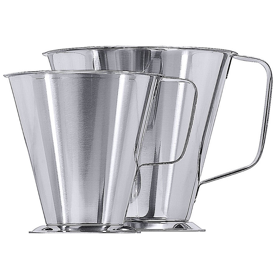 Contacto Graduated Measure Jug Stainless Steel 2Ltr 20cm