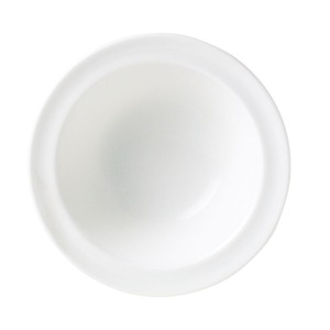 Steelite Monaco Vitrified Porcelain White Round Bowl Stone Rim 16.5cm