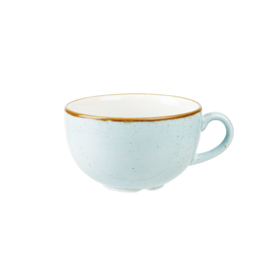 Churchill Stonecast Vitrified Porcelain Duck Egg Blue Cappuccino Cup 46cl 16oz