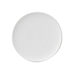 Nikko Flash Bone China White Round Coupe Plate 16.5cm