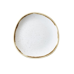 Churchill Stonecast Vitrified Porcelain Barley White Organic Round Plate 21cm