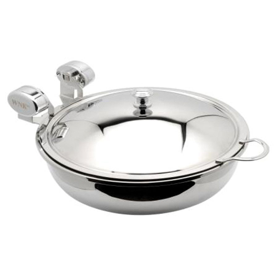 WNK Stainless Steel Round Induction Chafing Dish Insert 39x50x18cm