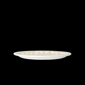 Steelite Ink Vitrified Porcelain Nomad Sand Round Coupe Plate 20.25cm