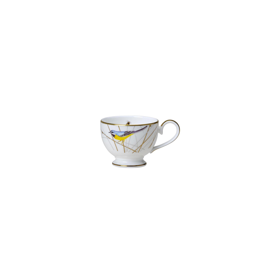 William Edwards Reed Bone China White Classic Footed Espresso Cup 9cl