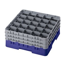 Cambro 25 Compartment Camrack Glass Rack Navy Blue