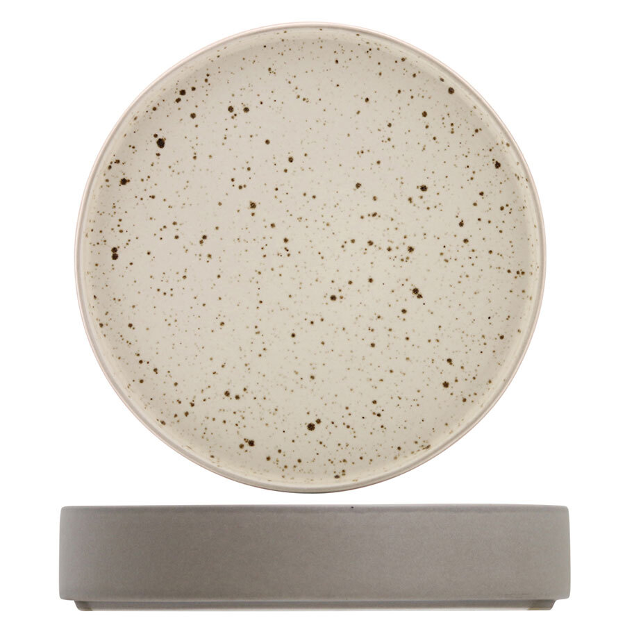 Artisan Cove Vitrified Stoneware Cream Round Stacking Bowl 20cm