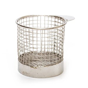 Mini Serving Basket 9cm Dia x 8.5cm Stainless Steel