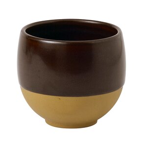 Churchil Emerge Vitrified Porcelain Cinnamon Brown Round Chip Mug 8.6x7.7cm 31.2cl 11oz