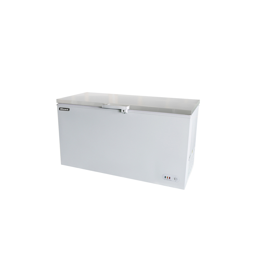 Blizzard CF550SS Chest Freezer with S/Steel Lid 550L