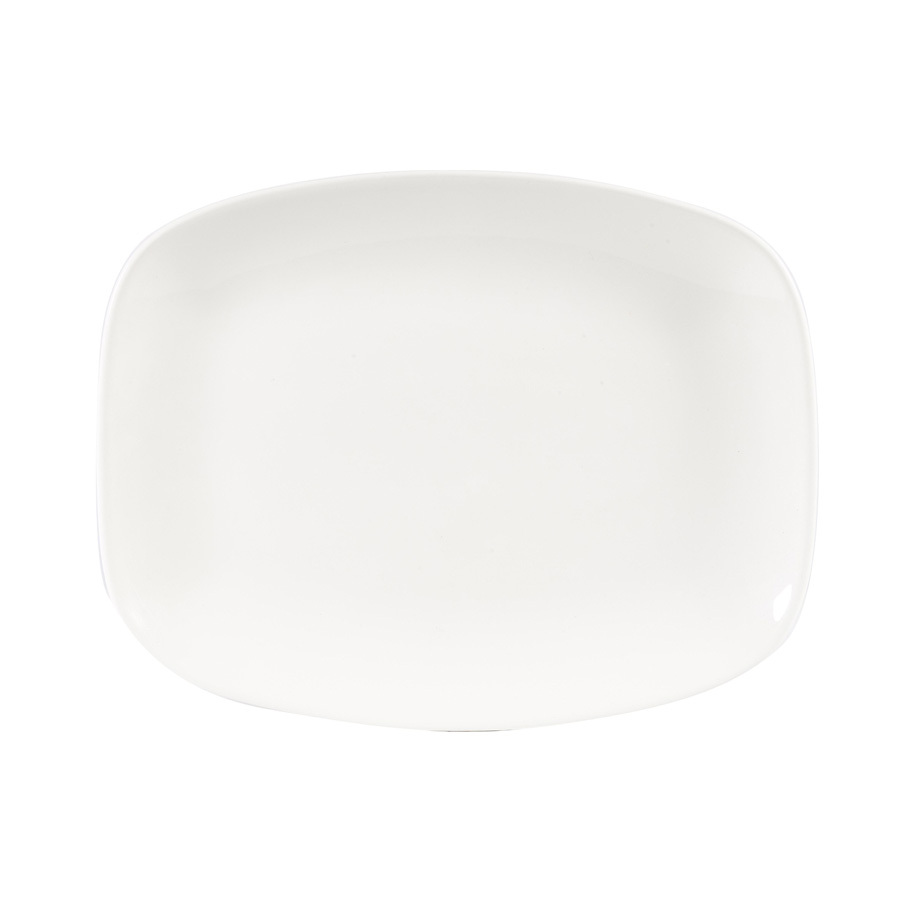 X Squared White Oblong Chefs Plate No. 7