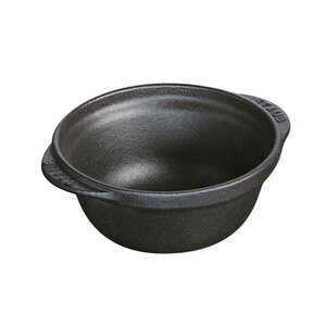 Black Cast Iron Mini Oval Dish 15cm