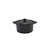 GenWare Forge Stoneware Black Round Lidded Casserole Dish 12x6.2cm 13oz