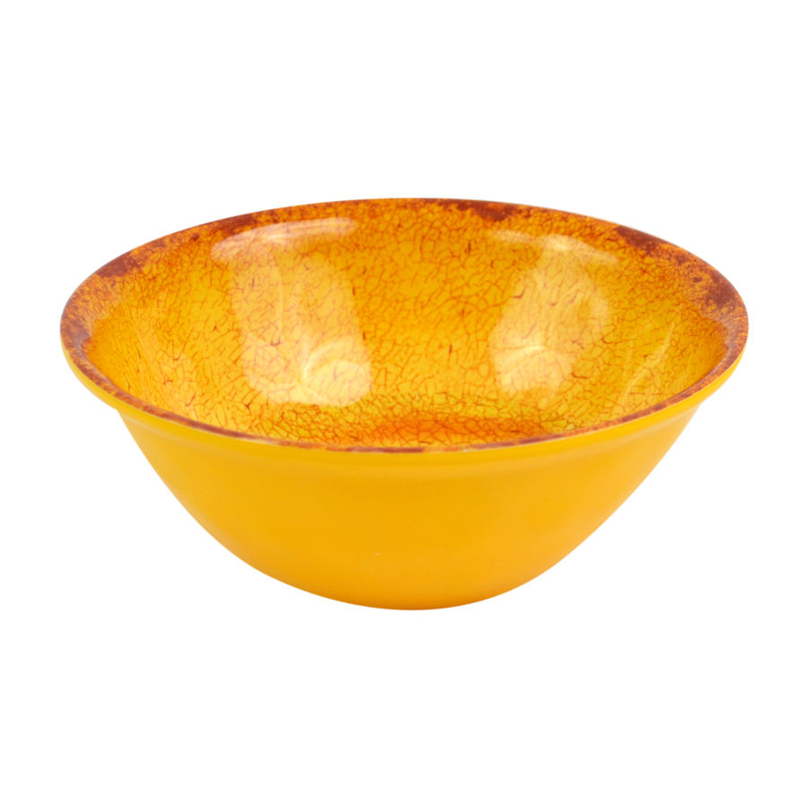Orange Casablanca Melamine Rice Bowl