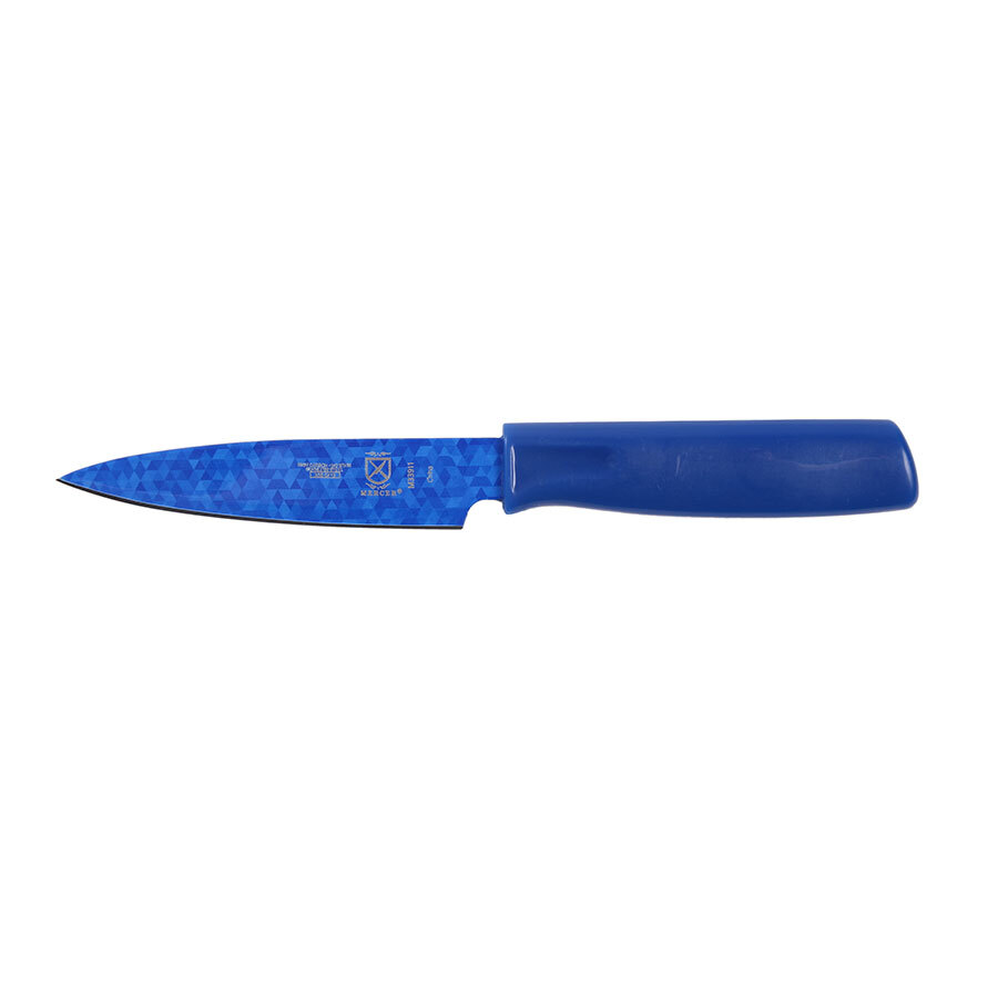 4inch Non-Stick Paring Knife with Sheath Blue