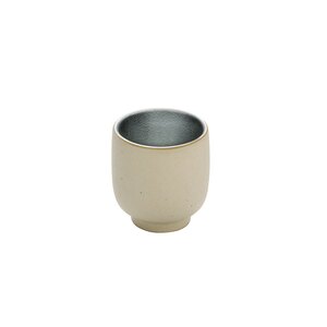 Playground Nara Stoneware Grey Round Handleless Espresso Cup 10cl