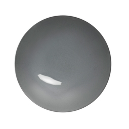 Astera Javiel Vitrified Porcelain Ash Grey Round Coupe Bowl 28cm