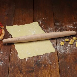 KitchenCraft World of Flavours Italian Wooden Rolling Pin 50cm