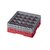 Cambro 25 Compartment Camrack Glass Rack Red