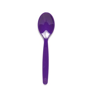Harfield Polycarbonate Dessert Spoon Small Purple 17cm