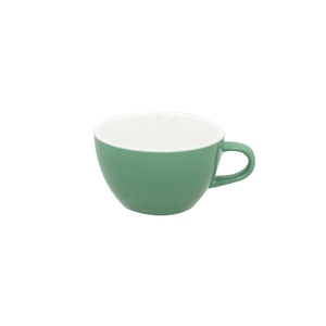 Superwhite Café Porcelain Sage Green Bowl Shaped Cup 45.4cl 16oz