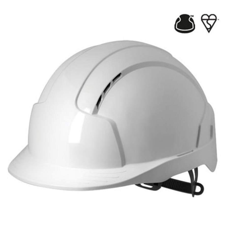 JSP Evo 3 Vented Helmet White