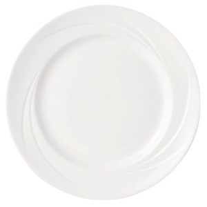 Steelite Alvo Vitrified Porcelain Round White Plate 30cm