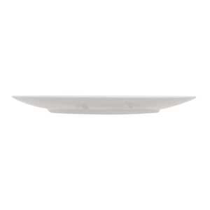 Astera Circuit Vitrified Porcelain White Round Coupe Plate 31 cm