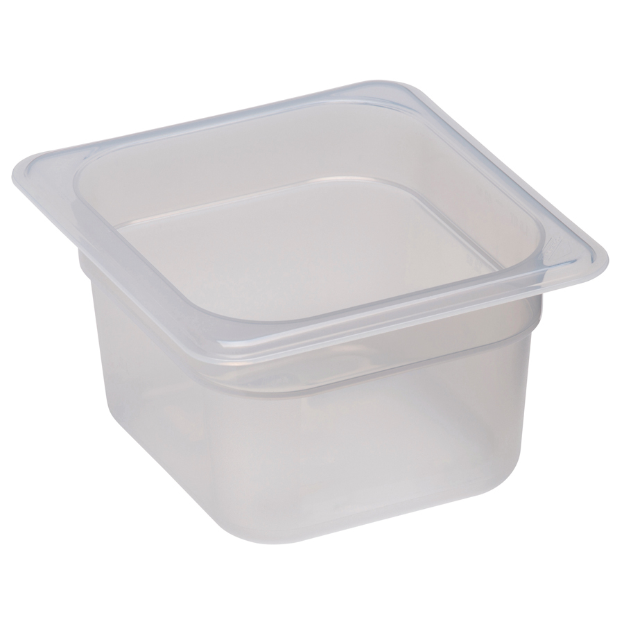 Cambro Food Pans Gastronorm 1/6 Translucent Polypropylene 176x162x100mm