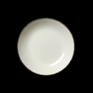 Steelite Charcoal Dapple Vitrifird Porcelain Round Coupe Bowl 21.6cm 8½ Inch