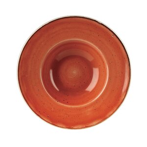Spiced Orange Wide Rim Bowl 24cm