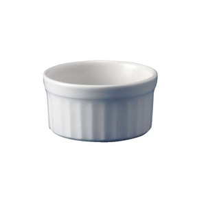 Churchill Cookware Vitrified Porcelain White Round Stackable Ramekin 9cm 19.5cl 6.9oz
