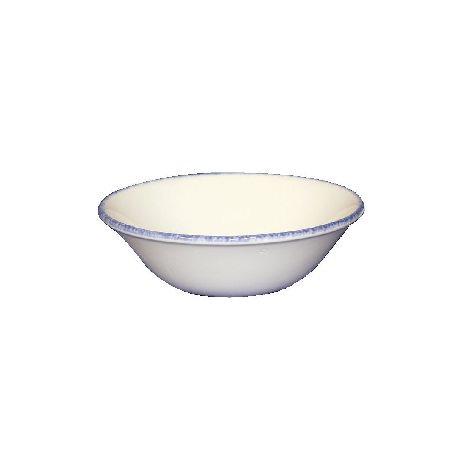 Steelite Blue Dapple Vitrified Porcelain Round Oatmeal Bowl 16.5cm 6 1/2 Inch