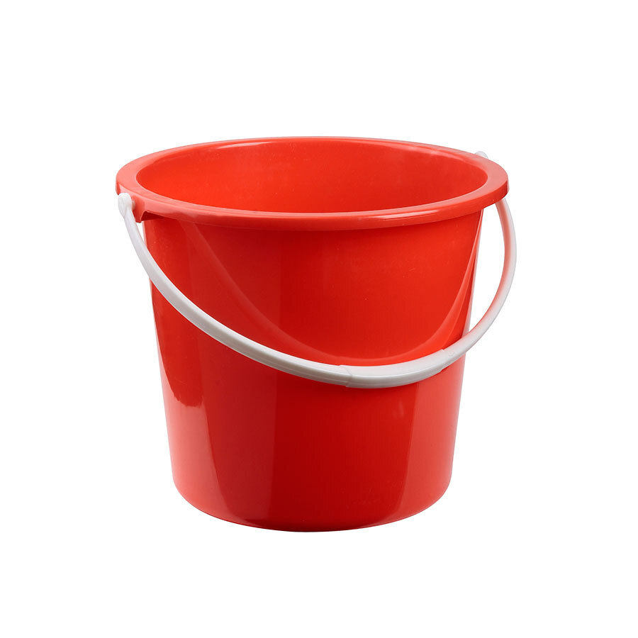 Plastic Bucket 10ltr Red