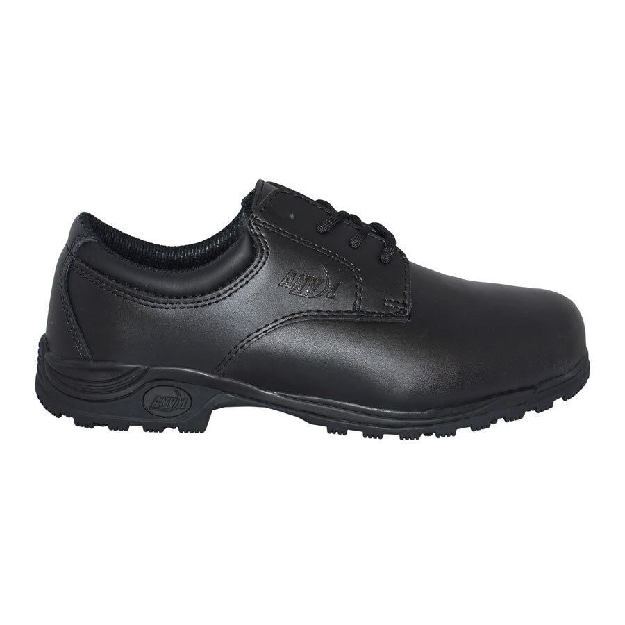 Anvil Tulsa Black Leather Unisex Anti Slip Safety Hard Shoe
