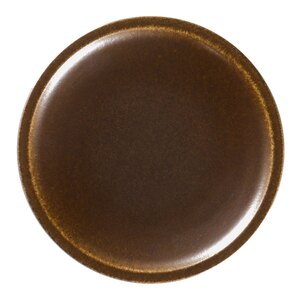 Rak Ease Vitrified Porcelain Rust Round Flat Coupe Plate 21cm
