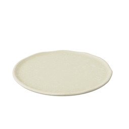 Dalebrook Mineral Parchment Melamine Crackle Round Plate 25.4cm