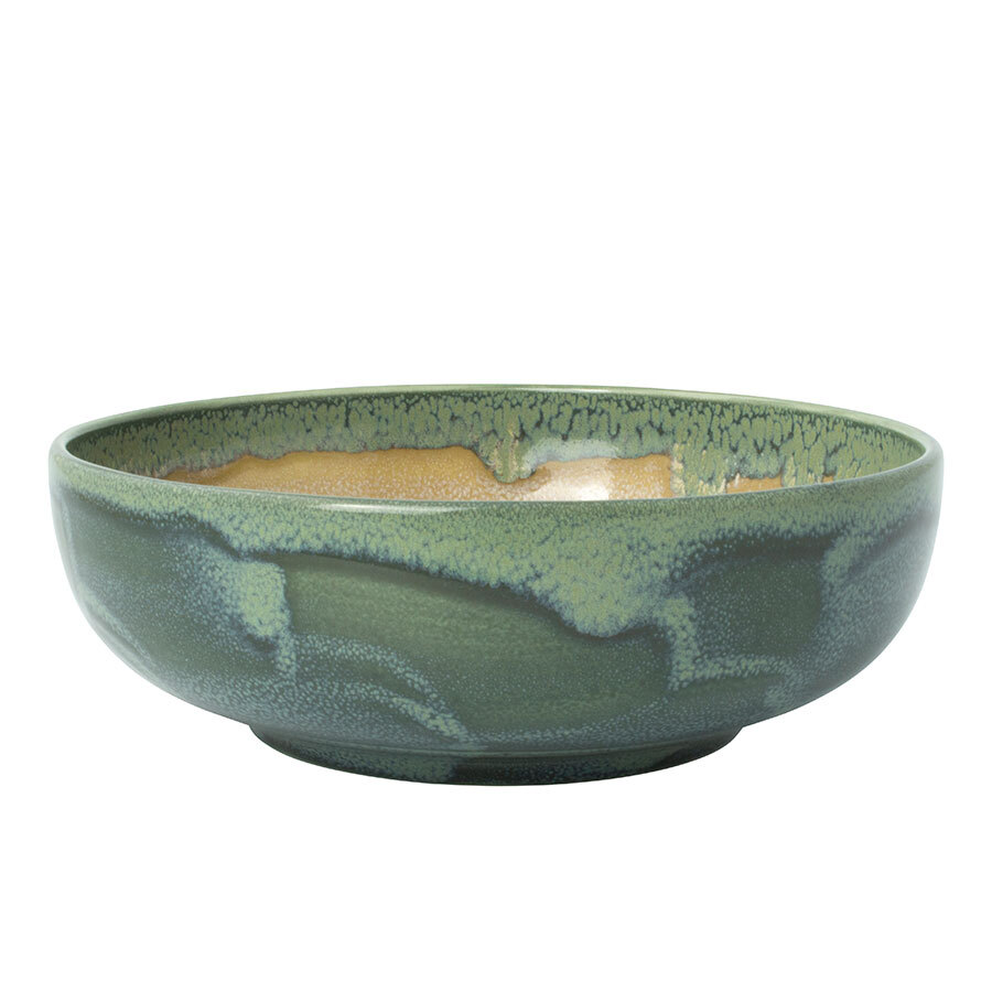 Steelite Aurora Vitrified Porcelain Round Revolution Jade Bowl 17.5cm