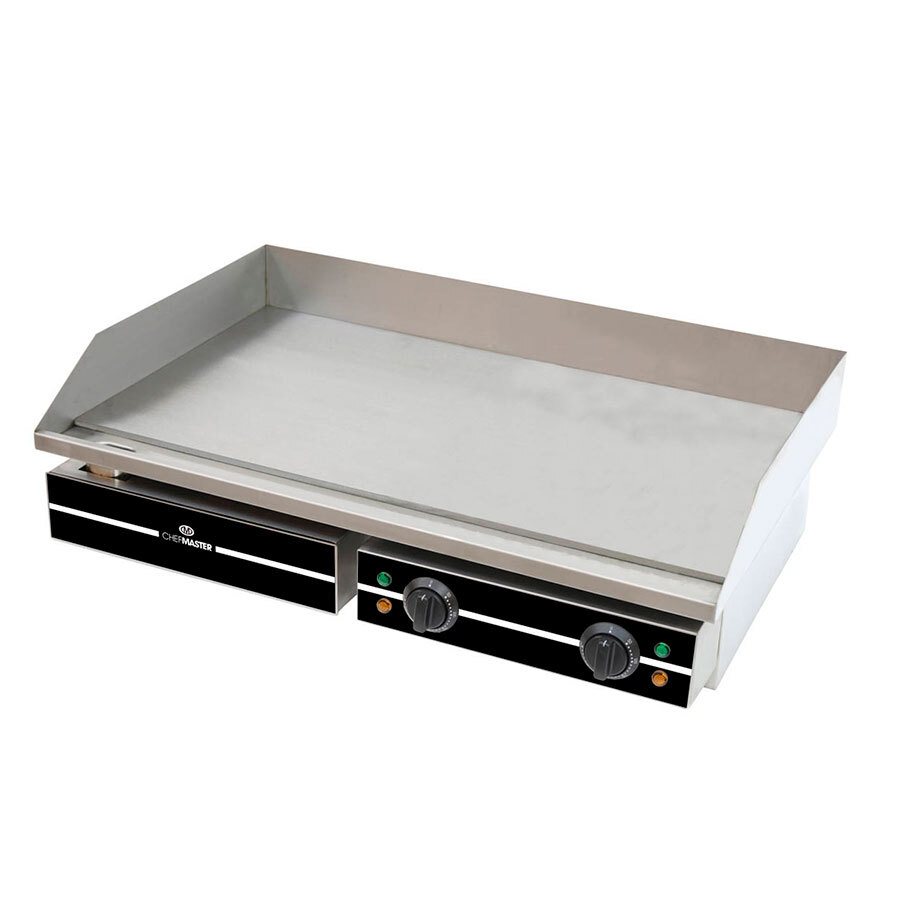 Chefmaster Countertop Electric Griddle - Steel Plate - 728 x 400mm